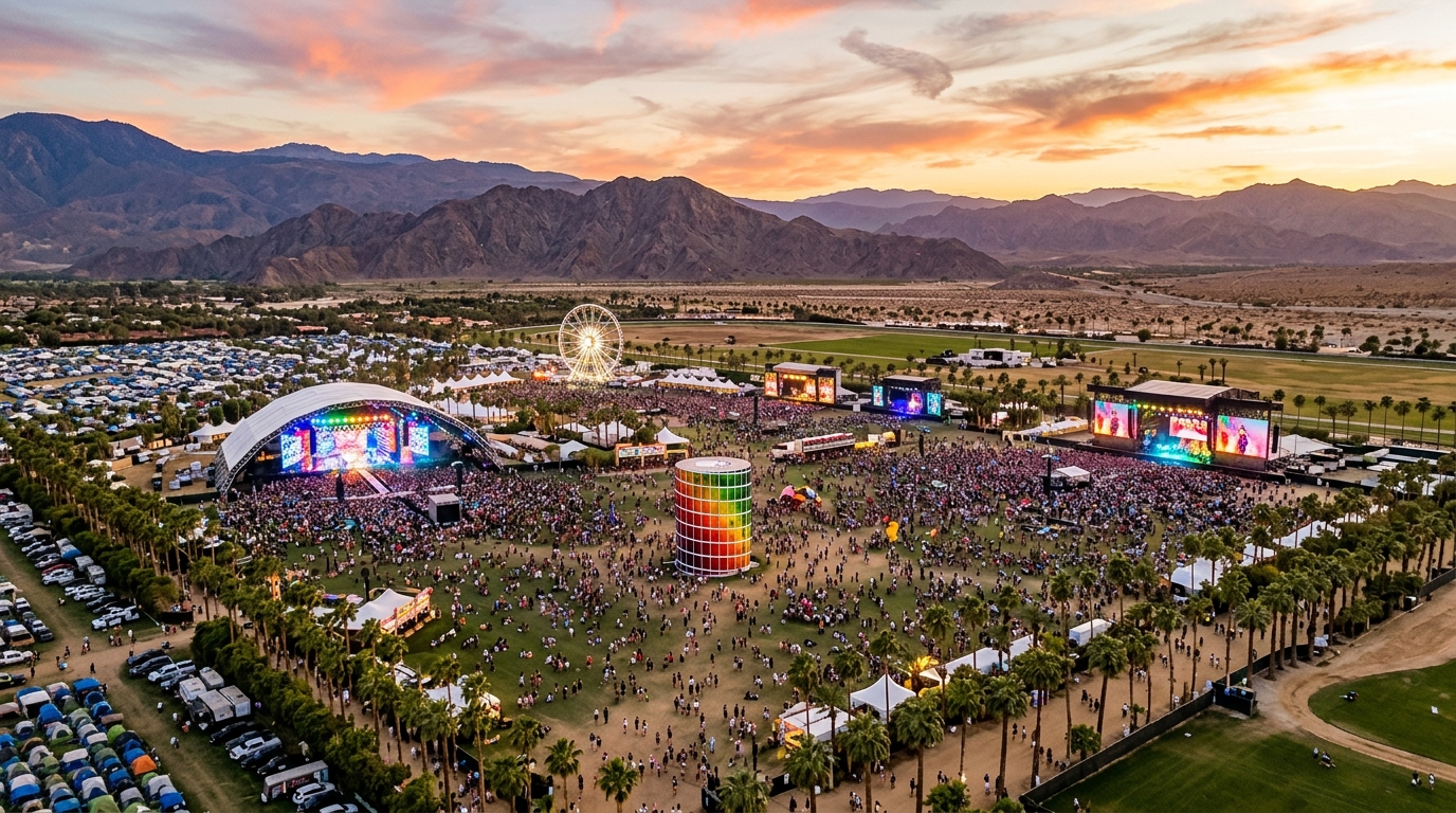 Coachella festival at Empire Polo Club in Indio