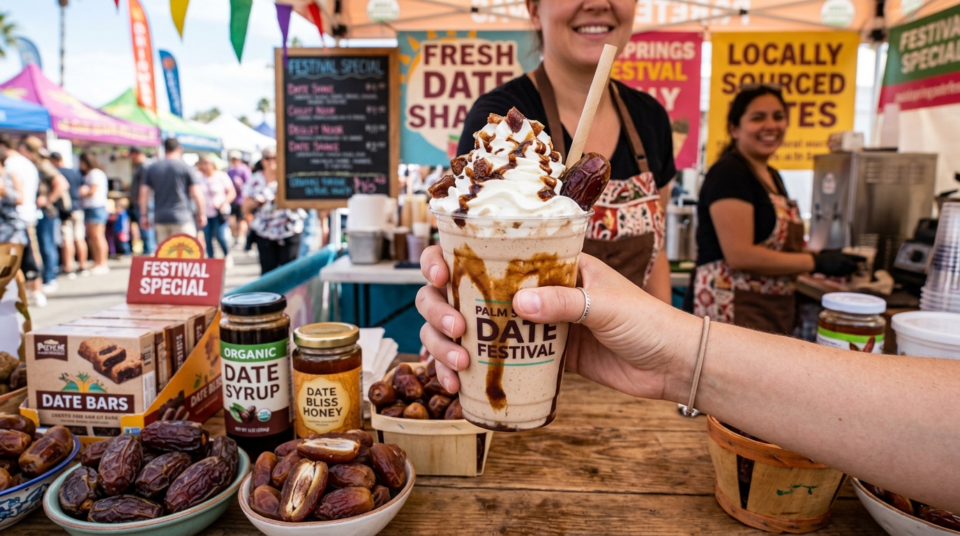 Date shake at National Date Festival